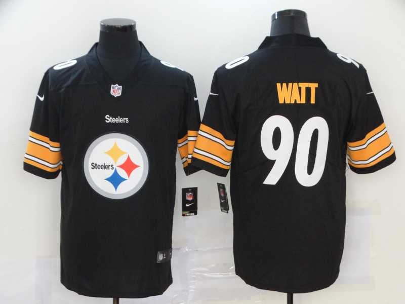 Nike Steelers 90 T.J. Watt Black Team Big Logo Vapor Untouchable Limited Jersey,We sell and wholesale Nike Steelers 90 T.J. Watt Black Team Big Logo Vapor Untouchable Limited Jersey on line form chian!